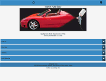 Tablet Screenshot of marketbodyworks.com